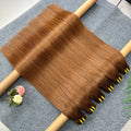#4 Dark Brown Silky Straight 100% Human Hair Bundles 15A Raw 1 3 4 Pcs Hair Weave Colored Bundles Double Weft Extensions