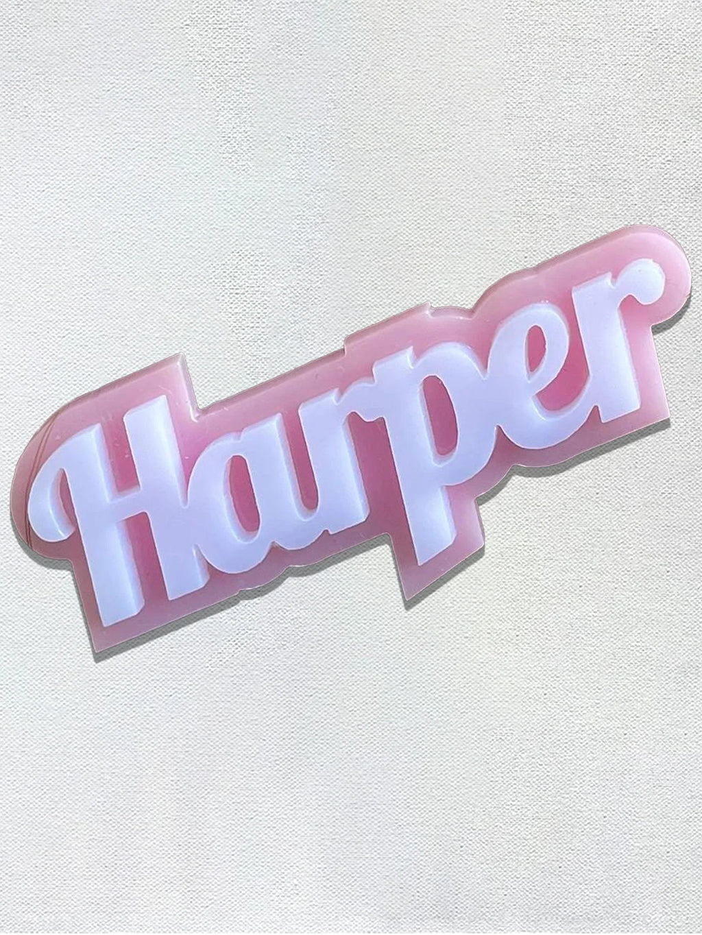 Custom Name Hair Clip - Name Barrette - Alligator Clip - Girl Hair Clip - Birthday Gift - Christmas Gift - Princess Hair Clip