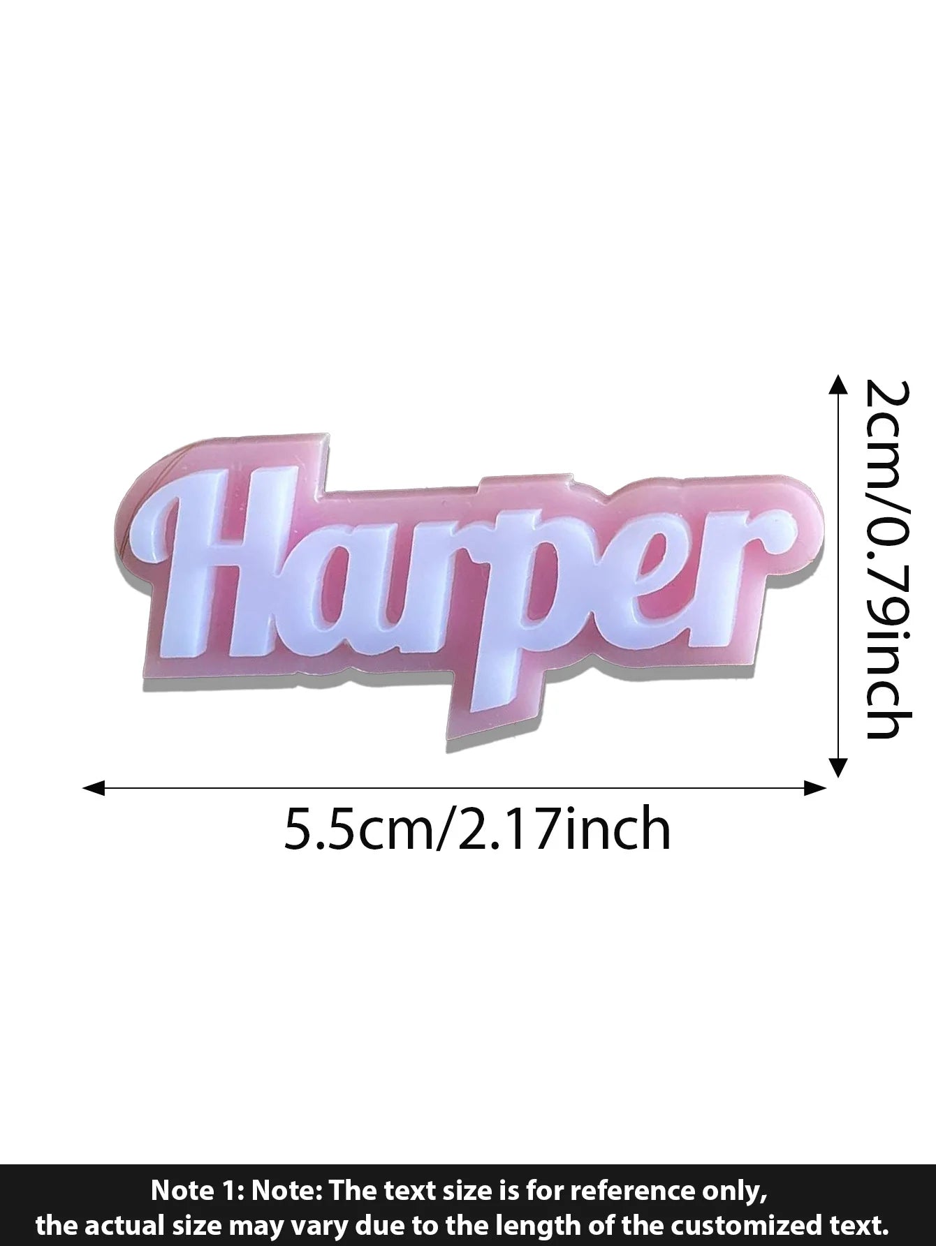 Custom Name Hair Clip - Name Barrette - Alligator Clip - Girl Hair Clip - Birthday Gift - Christmas Gift - Princess Hair Clip