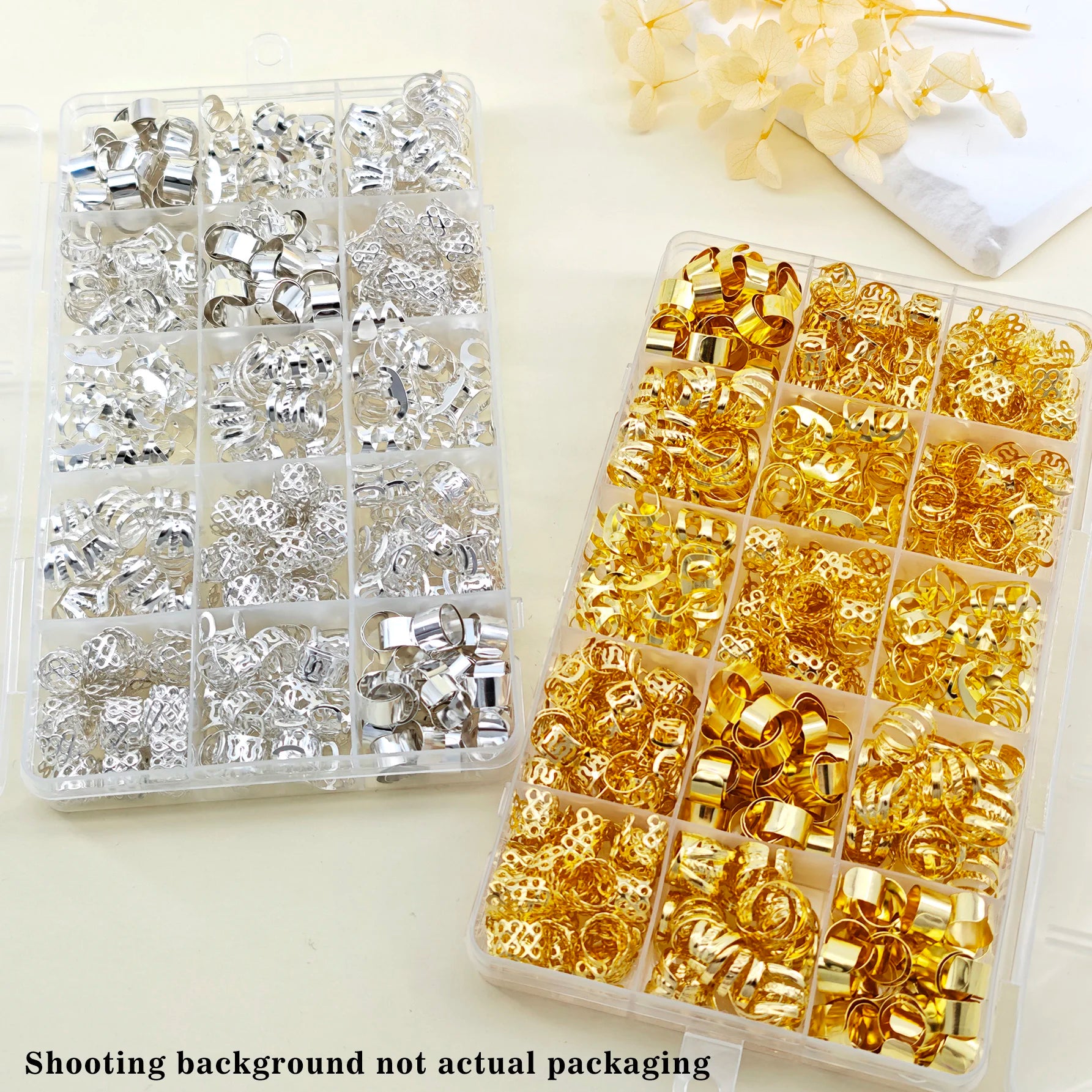 100PCS Alloy Hair Jewelry for Braid Dreadlock Accessories Metal Braid Clip Hair Clip Locs Jewelry for Women Men Hair Accessories